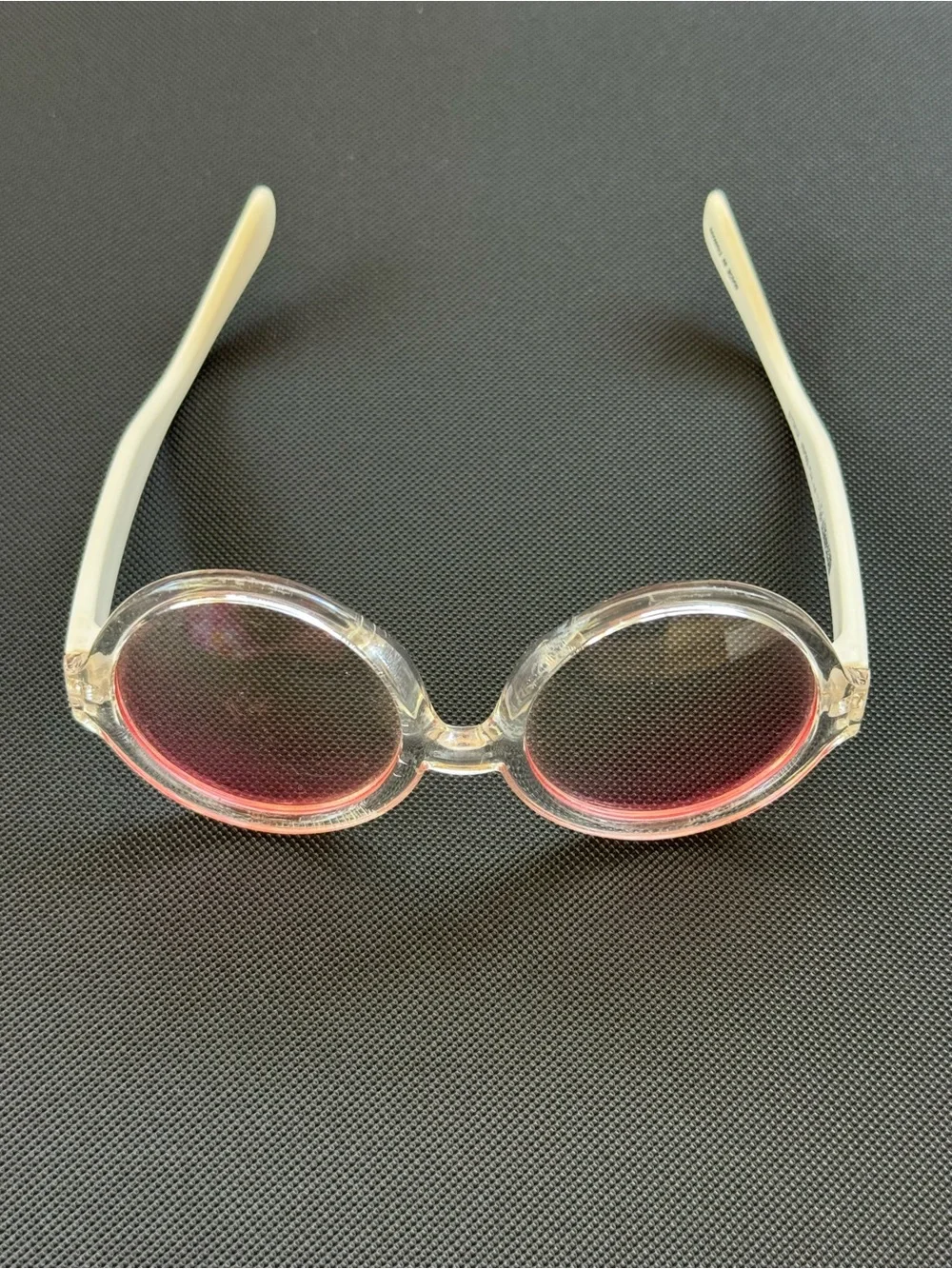 Janie and Jack Pink and Clear Infant Toddler Kids Sunglasses, Set of 2, GUC